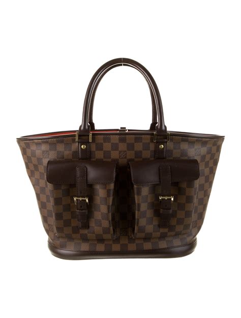 louis vuitton manosque gm mini|LOUIS VUITTON Damier Ebene Manosque GM .